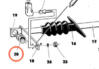 Lagerbuchse f&uuml;r Schaltgest&auml;nge Trabant 1.1 und...