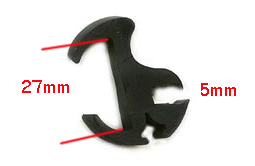 Scheibengummi für Qek 325 und Bastei (Meterware)