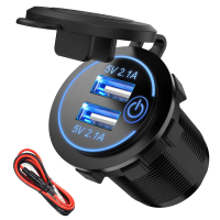 Doppel USB Dose mit 2x 2,1 Ampere und Schalter für...