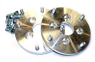 Lochkreisadapter, Alu 4x100 (VW-Bremse) auf 4x160 (Trabant), 2 Stück á 40 mm