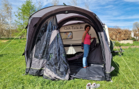 Vorzelt Airtec "Rübezahl I" für Qek Junior, Aero, 325, Bastei und viele mehr ...