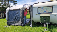 Vorzelt Airtec "Rübezahl II" für Qek Junior, Aero, 325, Bastei und viele mehr ...