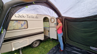 Vorzelt Airtec "Rübezahl II" für Qek Junior, Aero, 325, Bastei und viele mehr ...