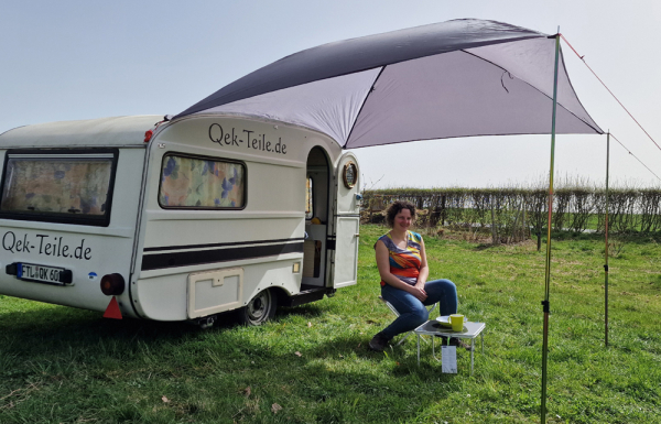Sonnensegel 2,5 x 2,5 Meter - Qek-Teile.de, Trabiteile.de, Trabant, Q,  136,00