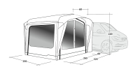 Vorzelt Airtec "Adria" für Qek Junior,...