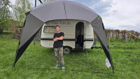 Sonnensegel Stahl für Qek Junior Aero 325 Bastei Intercamp etc.