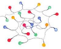Lichterkette für Akku oder USB Betrieb