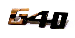 Edelstahl-Schriftzug --G40-- Trabant