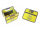 Faltbox mini, Kiwi gr&uuml;n mit Aufdruck Frosch