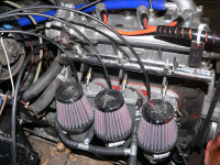 Adapterflansch für 3er Vergaseranlage MIKUNI an...