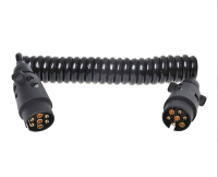Anhänger Spiralkabel mit 2x Stecker 7-polig